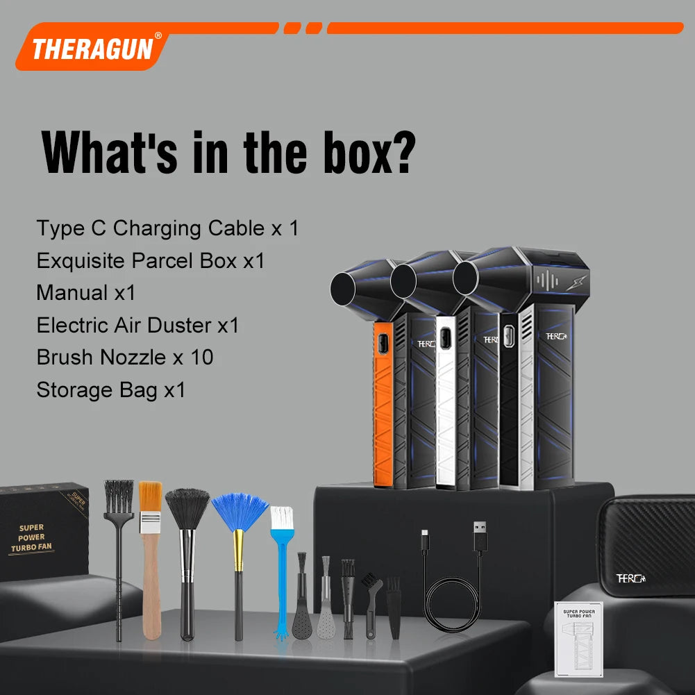 X3Ultra Turbo Jet Fan – 180,000 RPM Handheld Cordless Air Blower & Duster