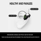 GD28 Clip-On Bone Conduction Bluetooth Earphone – Open-Ear Wireless Mono Earbud