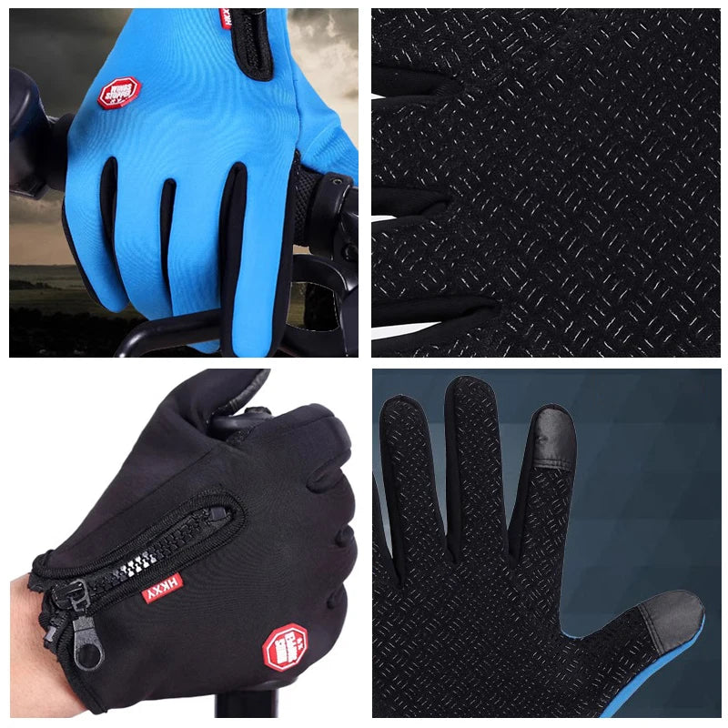 RNO Winter Touchscreen Gloves – Windproof Thermal Cycling & Driving Gloves (Unisex)