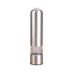 Electric Salt & Pepper Grinder Set – Stainless Steel One-Hand Automatic Mills with LED Light