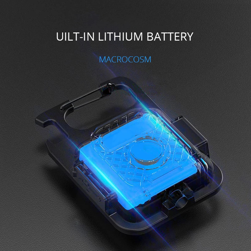 Mini COB Keychain Work Light – 800 Lumen Rechargeable 4-Mode Flashlight with Magnet & Bottle Opener